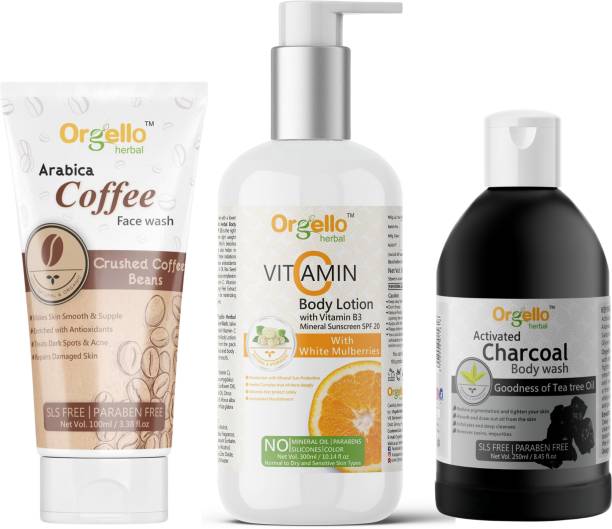 Face wash, Body lotion, & Hair dye